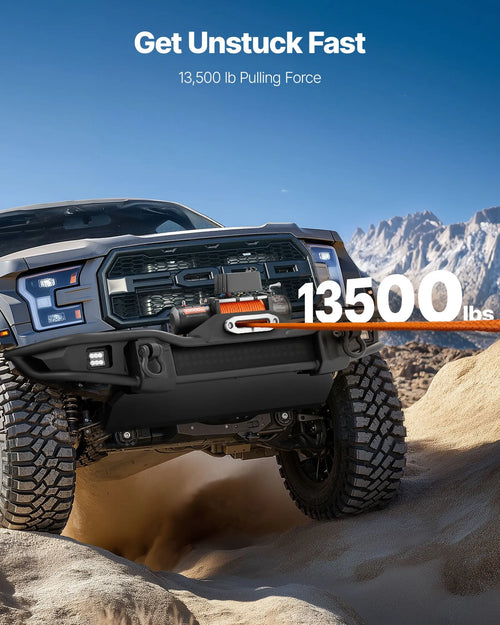 Electric Winch - 13500 lbs Load Capacity
