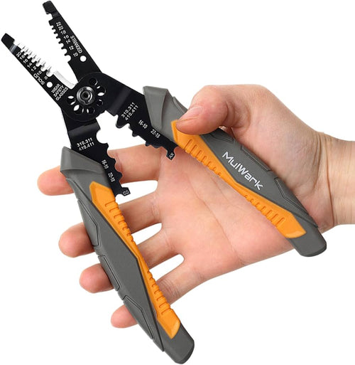3-in-1 Automatic Wire Stripper Crimper and Cutter self-adjusting 8 to 30 AWG