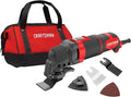 Oscillating Multi-Tool Kit 3-Amp corded 14-piece with blades and sandpaper